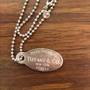 Authentic Tiffany & Co. “dog chain” necklace
